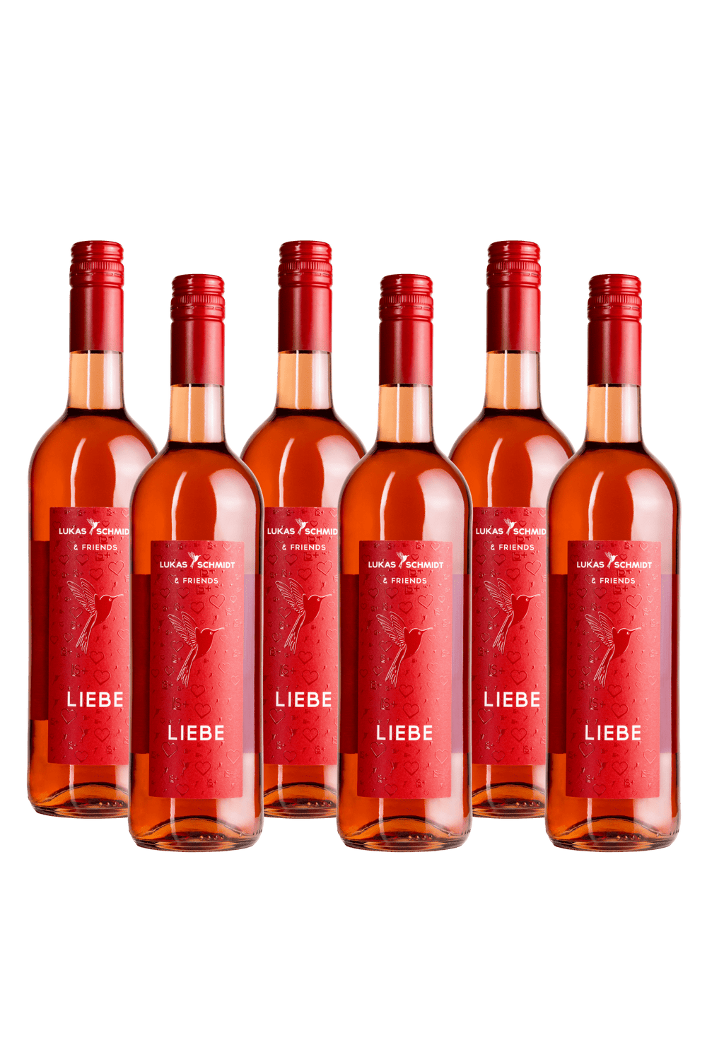 LIEBE | Roséwein trocken /// Set mit 6 Flaschen je 750ml - Lukas Schmidt Wein